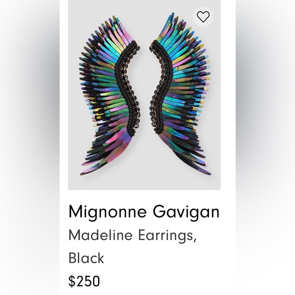 FINAL SALE Mignonne Gavigan Madeline Statement Oil Slick Earrings. - Picture 2 of 11